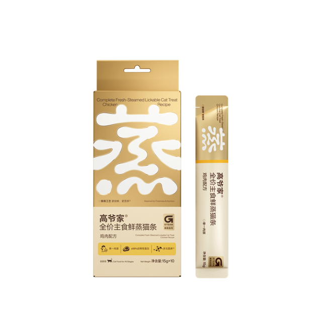 鲜蒸猫条 正面图